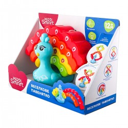 Развивающая игрушка-балансир Kiddi Smart – Радужный павлинчик фото-6