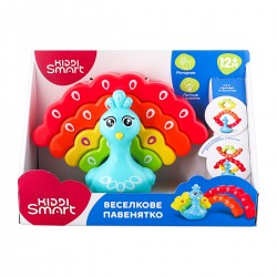 Развивающая игрушка-балансир Kiddi Smart – Радужный павлинчик фото-7