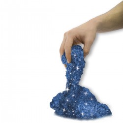 Песок Для Детского Творчества - Kinetic Sand Metallic (Синий) фото-3