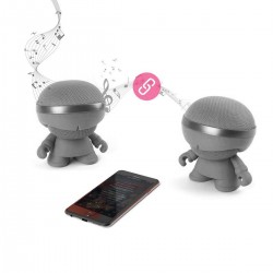 Акустика Xoopar - Xboy Glow (12Cm, Сіра, Bluetooth , Стерео, Mp3-Програвачем З Sd-Карт) фото-2