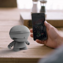 Акустика Xoopar - Xboy Glow (12Cm, Сіра, Bluetooth , Стерео, Mp3-Програвачем З Sd-Карт) фото-5