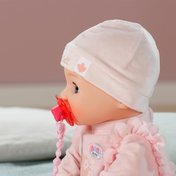 Пустышка для куклы Baby Born на клипсе (розовая) фото-4