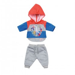 Набор одежды для куклы BABY born - Трендовый спортивный костюм (синий)