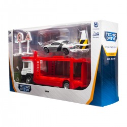 Игровой набор – Автоперевозчик Scania (автоперевозчик, машина, аксесс.) фото-4