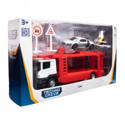 Игровой набор – Автоперевозчик Scania (автоперевозчик, машина, аксесс.) фото-6