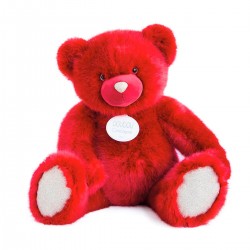 М'яка іграшка Doudou – Ведмедик червоний (40 cm) фото-1