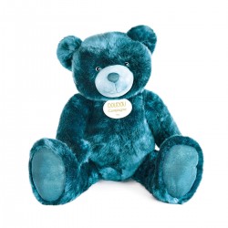 М'яка іграшка Doudou – Ведмедик темно-бірюзовий (200 cm) фото-1