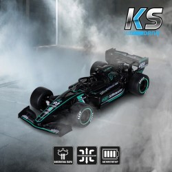 Автомобиль Spray Car на р/у – Racing (черный, 1:20, выхлопной пар) фото-2