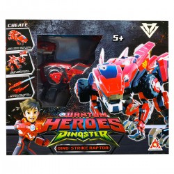 Динозавр-трансформер Dinoster - Мега Дино-Страйк Раптор фото-4