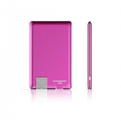Портативная Батарея Xoopar - Power Card (Розовая, 1300 Ма*Ч) фото-5