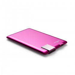 Портативная Батарея Xoopar - Power Card (Розовая, 1300 Ма*Ч) фото-3