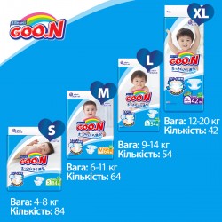Підгузки Goo.N для дітей колекція 2019 (Розмір XL, 12-20 кг) фото-9