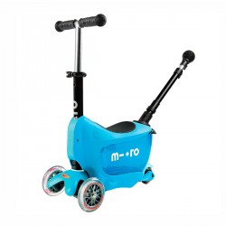 Самокат Micro серии Mini2go Deluxe Plus - Голубой фото-1