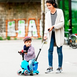 Самокат Micro серии Mini2go Deluxe Plus - Голубой фото-4