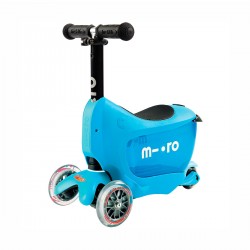 Самокат Micro серии Mini2go Deluxe Plus - Голубой фото-11