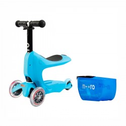 Самокат Micro серии Mini2go Deluxe Plus - Голубой фото-16