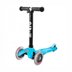 Самокат Micro серии Mini2go Deluxe Plus - Голубой фото-18