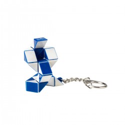 Мини-Головоломка Rubik's – Змейка Бело-Голубая фото-2