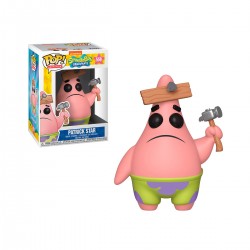 Ігрова Фігурка Funko Pop! Серії Губка Боб - Патрік З Дошкою фото-2