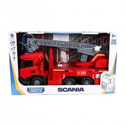 Автомодель серії Super Big Truck – Пожежна машина Scania (світло, звук, функ. води) фото-4