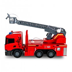 Автомодель серії Super Big Truck – Пожежна машина Scania (світло, звук, функ. води) фото-7