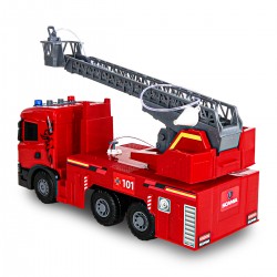 Автомодель серії Super Big Truck – Пожежна машина Scania (світло, звук, функ. води) фото-8