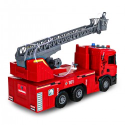 Автомодель серії Super Big Truck – Пожежна машина Scania (світло, звук, функ. води) фото-9