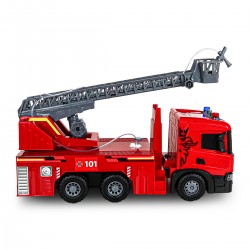 Автомодель серії Super Big Truck – Пожежна машина Scania (світло, звук, функ. води) фото-10