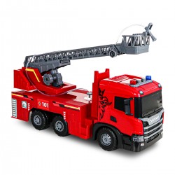 Автомодель серії Super Big Truck – Пожежна машина Scania (світло, звук, функ. води) фото-11