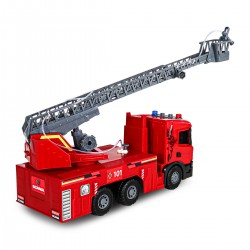 Автомодель серії Super Big Truck – Пожежна машина Scania (світло, звук, функ. води) фото-13