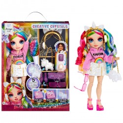 Игровой набор с куклой Rainbow High серии Creative Crystals - Амая