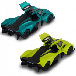 Автомодель - Aston Martin Valkyrie 2024 (зеленый, желтый) фото-2