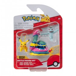 Набор игровых фигурок Pokemon W19 - Мачоп, Пикачу, Алола Мак