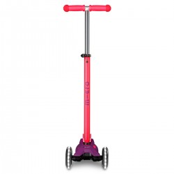 Самокат Micro серии Maxi Deluxe Neon LED - Ультра розовый фото-4