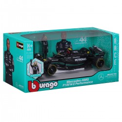 Автомодель з фігуркою - Mercedes-AMG F1 W14 E Performance (1:24) фото-6