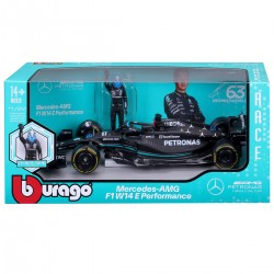 Автомодель з фігуркою - Mercedes-AMG F1 W14 E Performance (1:24) фото-8