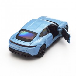 Автомодель - Porsche Taycan Turbo S (синий) фото-10