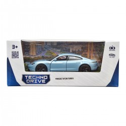 Автомодель - Porsche Taycan Turbo S (синий) фото-11