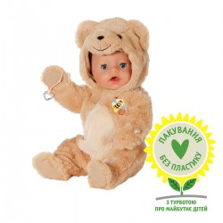 Кукла Baby Born – Эмма в костюме мишки фото-1