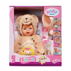 Кукла Baby Born – Эмма в костюме мишки фото-2
