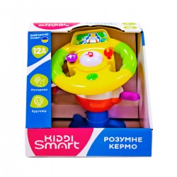 Іграшка на присоску Kiddi Smart – Розумне кермо (українська) фото-7