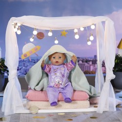 Одяг для ляльки BABY born - Святковий комбінезон (лаванд.) фото-4