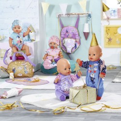Одежда для куклы BABY born - Праздничный комбинезон (лаванд.) фото-7