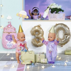 Одежда для куклы BABY born - Праздничный комбинезон (лаванд.) фото-8