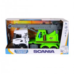 Автомодель серии Mid Truck – Автокран Scania (свет, звук) фото-6