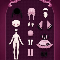 Колекційна лялька BJD POP TOP Lucky Emma - Ельфійки Лулу: Пробудження природи фото-3