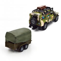 Ігровий набір – Land Rover Defender Mілітарі (з причепом) фото-9