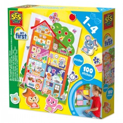 Набір для творчості з наліпками серії My first – Затишний будинок