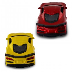 Автомодель – Chevrolet Corvette C8 Z06 2024 (жовтий, червоний) фото-10