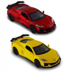 Автомодель – Chevrolet Corvette C8 Z06 2024 (жовтий, червоний) фото-13